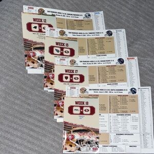 San Francisco 49ers Game Schedule 🎴 & Program